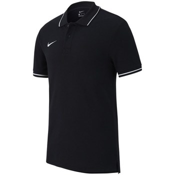Clothing Men Short-sleeved t-shirts Nike Polo TM Club 19 Black