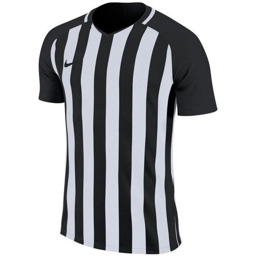 Clothing Men Short-sleeved t-shirts Nike Striped Division Iii Jersey Black, White