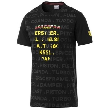 Clothing Men Short-sleeved t-shirts Puma Ferrari Big Shield Tee Black
