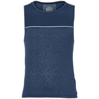 Clothing Men Tops / Sleeveless T-shirts Asics Cool Singlet Blue