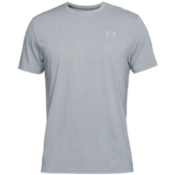 Clothing Men Short-sleeved t-shirts Under Armour Threadborne Streaker SS Grey
