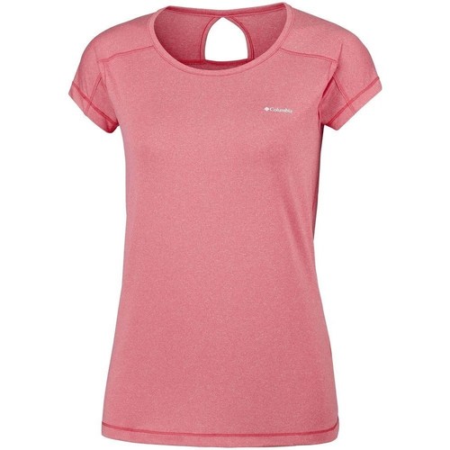 Clothing Women Short-sleeved t-shirts Columbia Peak TO Point Pink