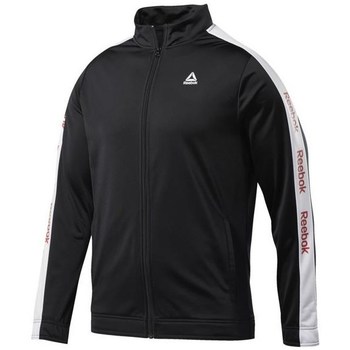 Clothing Men Track tops Reebok Sport Training Essentials Linear Logo Black