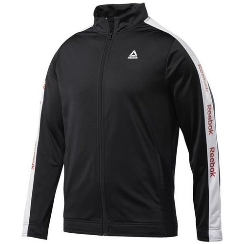 Clothing Men Sweaters Reebok Sport Training Essentials Linear Logo Black