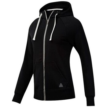 Reebok Sport  Elements French Terry Full Zip  women's Sweatshirt in Black