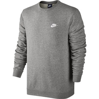 Clothing Men Sweaters Nike Club Crew FT Grey