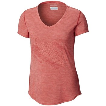 Clothing Women Short-sleeved t-shirts Columbia Trinity Trail 20 Pink