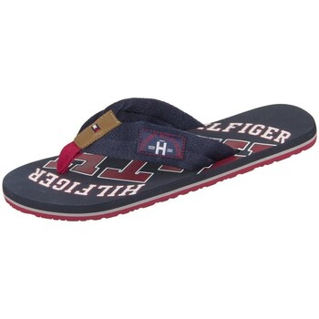 Shoes Men Derby Shoes & Brogues Tommy Hilfiger Essential TH Beach Sandal Midnight Black