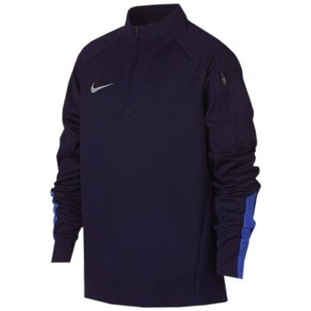Clothing Boy Sweaters Nike Shield Squad Drill Top Navy blue, Violet