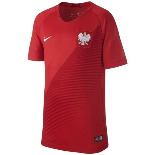 Clothing Boy Short-sleeved t-shirts Nike Breathe Stadium Wyjazdowa Junior Red