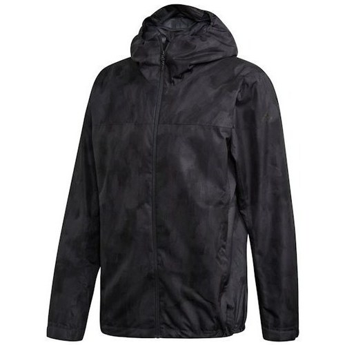Clothing Men Jackets adidas Originals Wandertag Allover Print Black, Grey