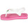 Shoes Girl Flip flops Havaianas BABY BRASIL LOGO II Pink / White
