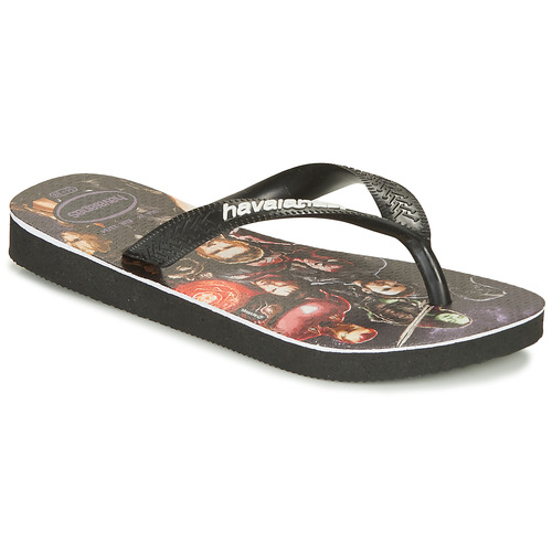 Shoes Boy Flip flops Havaianas KIDS MARVEL  black / Multicoloured