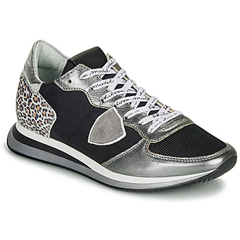 Philippe Model  TROPEZ X  women's Shoes (Trainers) in Black. Sizes available:3.5,4,6.5