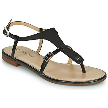 JB Martin  2GAELIA  women's Sandals in Black. Sizes available:4.5,5.5,6,6.5,7.5