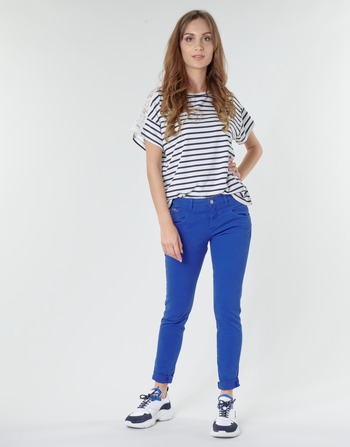 Clothing Women 5-pocket trousers One Step LE JUDY Blue