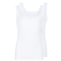 Clothing Men Tops / Sleeveless T-shirts Athena COTON BIO White