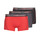Underwear Men Boxer shorts Athena TRAINING Black / Red / Grey