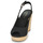 Shoes Women Sandals Tommy Hilfiger ICONIC ELENA SLING BACK WEDGE  black