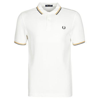 Clothing Men Short-sleeved polo shirts Fred Perry TWIN TIPPED FRED PERRY SHIRT White