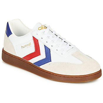 Shoes Men Low top trainers hummel VM78 CPH LEATHER White / Red / Blue