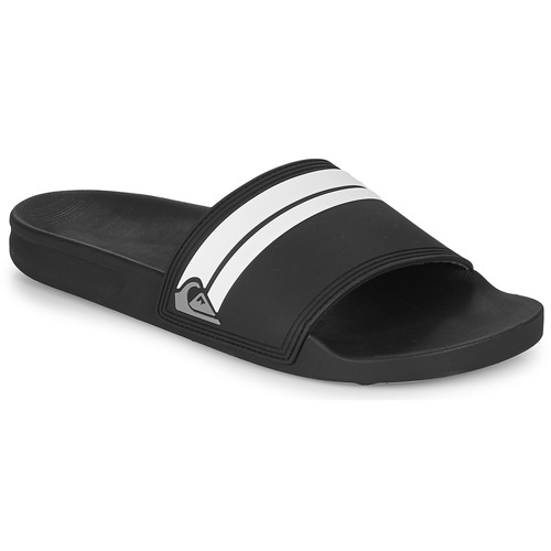 Shoes Men Sliders Quiksilver RIVI SLIDE Black / White