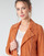 Clothing Women Leather jackets / Imitation leather Oakwood KEREN Rust