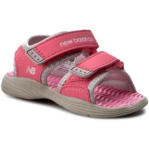 Shoes Children Sandals New Balance Kids Poolside Sandal Pink, Grey