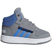 Shoes Children Hi top trainers adidas Originals Hoops Mid 20 I Grey, Blue