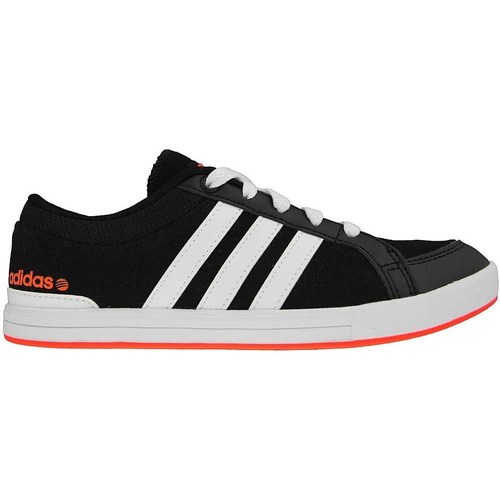 Shoes Children Low top trainers adidas Originals Skool K Black, White