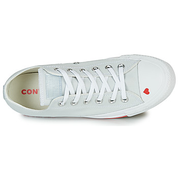 Converse CHUCK TAYLOR ALL STAR LOVE CANVAS - OX White / Red