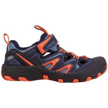 Shoes Children Sandals Kappa Reminder Graphite, Navy blue, Orange