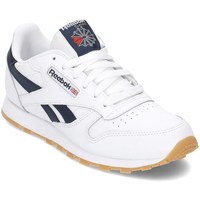 Shoes Children Low top trainers Reebok Sport Classic Leather White, Navy blue