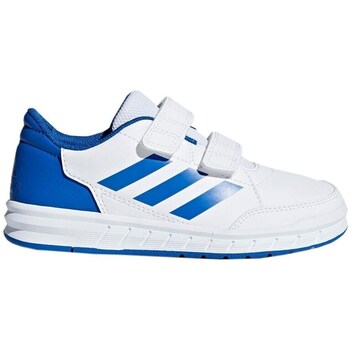 Shoes Boy Low top trainers adidas Originals Altasport CF K White, Blue