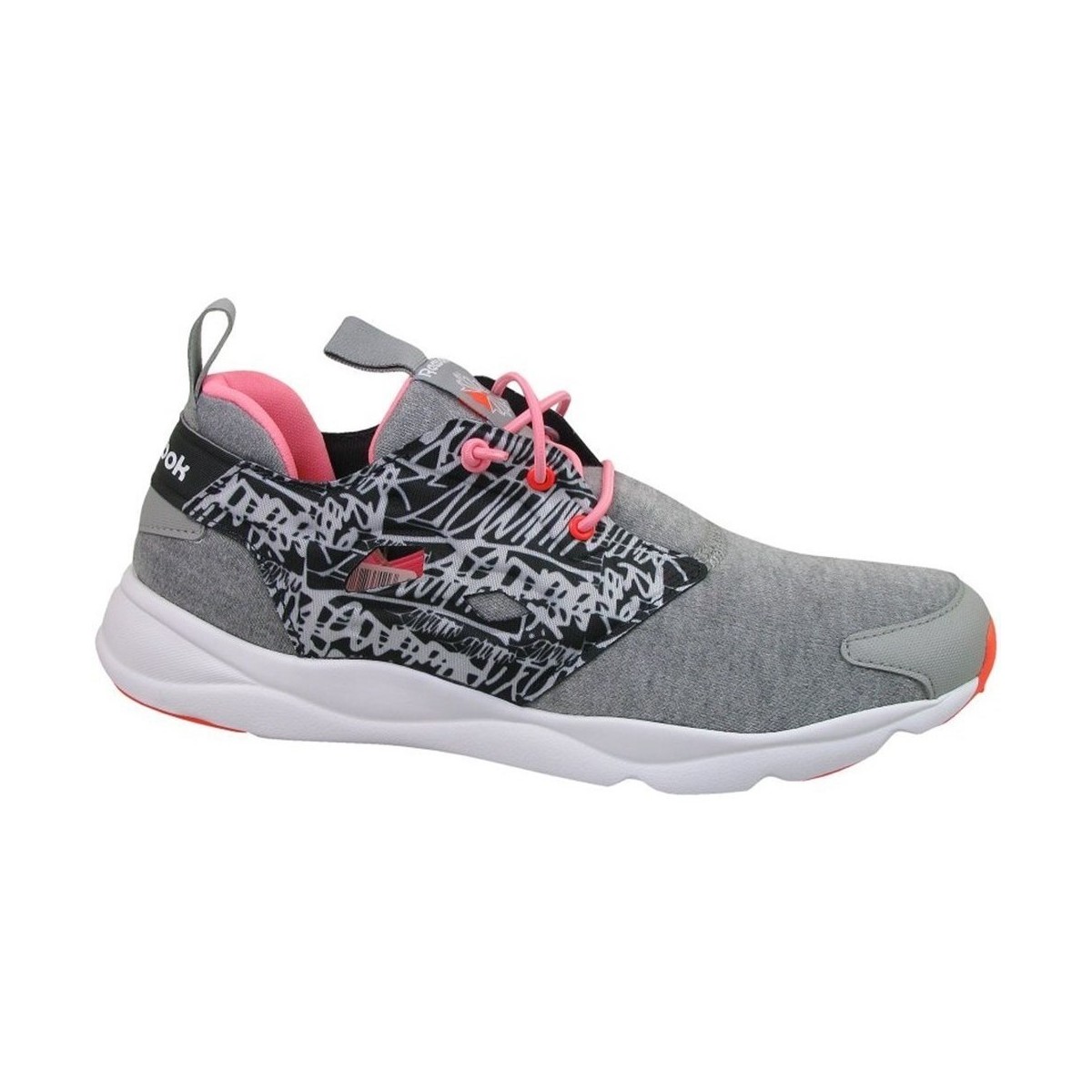 Shoes Women Low top trainers Reebok Sport Furylite Graphic Grey, Black
