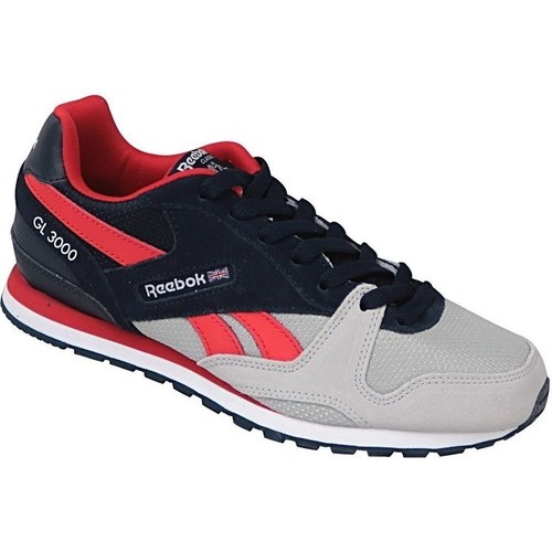 Shoes Children Low top trainers Reebok Sport GL 3000 SP Navy blue, Grey, Red