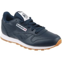 Shoes Children Low top trainers Reebok Sport Classic Lth Navy blue