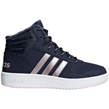 Adidas  Hoops Mid 20 K  boys's Children's Shoes (High-top Trainers) in multicolour