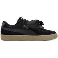 Shoes Women Low top trainers Puma Basket Heart Safari Black