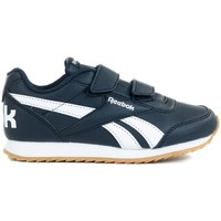 Shoes Boy Low top trainers Reebok Sport Royal Cljog 2 2V White, Navy blue