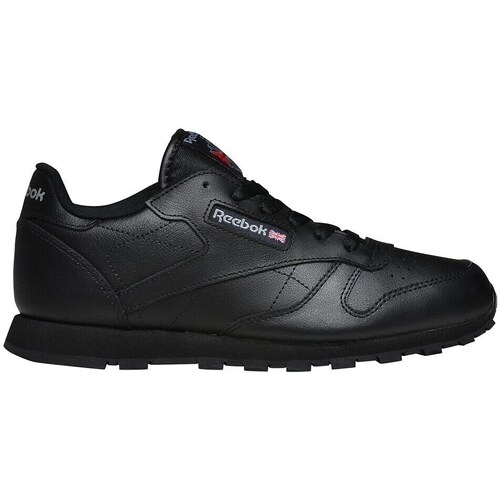 Shoes Children Low top trainers Reebok Sport Classic Leather Black