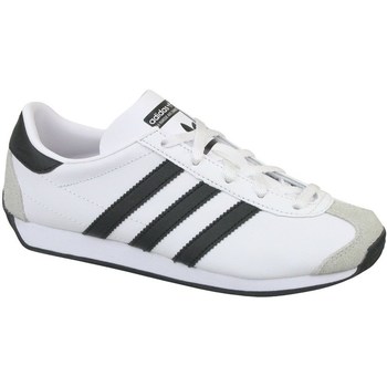 Shoes Children Low top trainers adidas Originals Country OG G White, Black