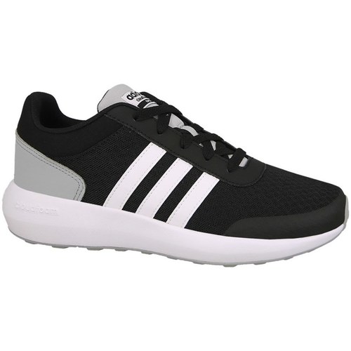 Shoes Children Running shoes adidas Originals Cloudfoam Race Grey, Black, White