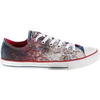 Shoes Children Low top trainers Converse Chuck Taylor All Star CT OX White, Navy blue, Red