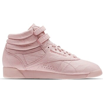 Reebok Sport  Freestyle HI Fbt Polish Pink  women's Shoes (High-top Trainers) in Pink