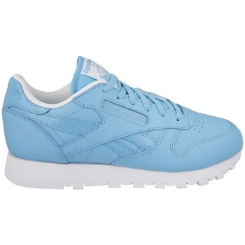 Shoes Women Low top trainers Reebok Sport Leather Seasonal White, Light blue