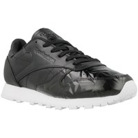 Shoes Women Low top trainers Reebok Sport CL Lthr Hype Metallic Black