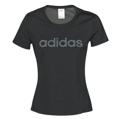 Clothing Women Short-sleeved t-shirts adidas Performance D2M LO TEE Black