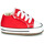 Shoes Children Low top trainers Converse CHUCK TAYLOR ALL STAR CRIBSTER CANVAS COLOR Red