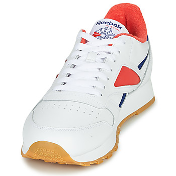 Reebok Classic CL LEATHER MARK Grey / White / Red
